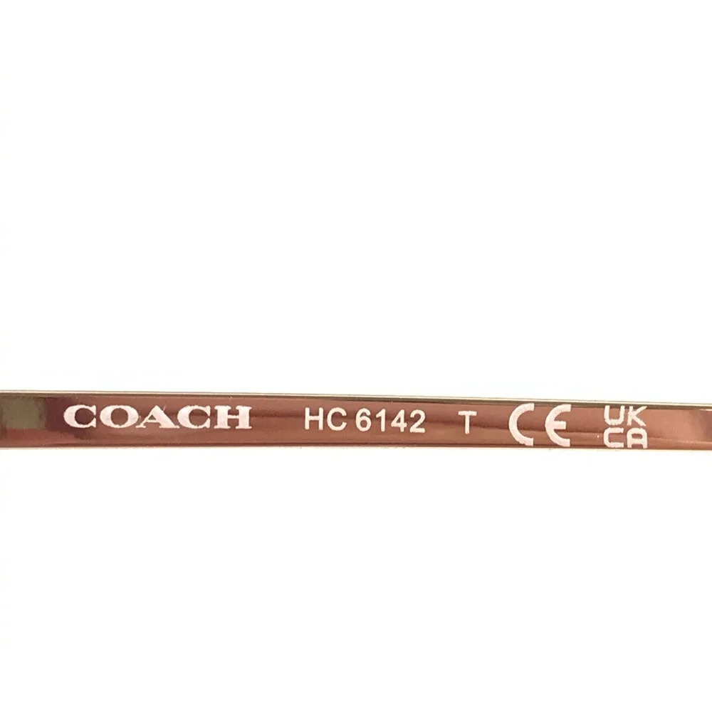 Coach Eyeglasses Frames HC6142 5551 Burgundy Glitter Gradient Cat Eye 51-17-140